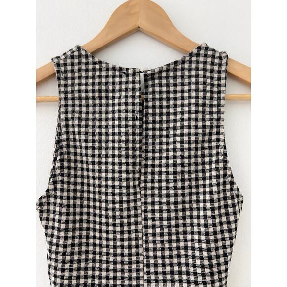 Zara Gingham Checkered Dress Size S, EUC, Women's Summer Dress, Casual Picnic - Picture 3 of 5